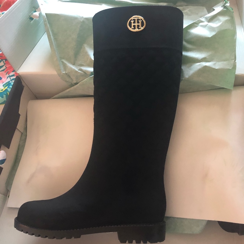Brand new, never worn Tommy Hilfiger Rain Boots